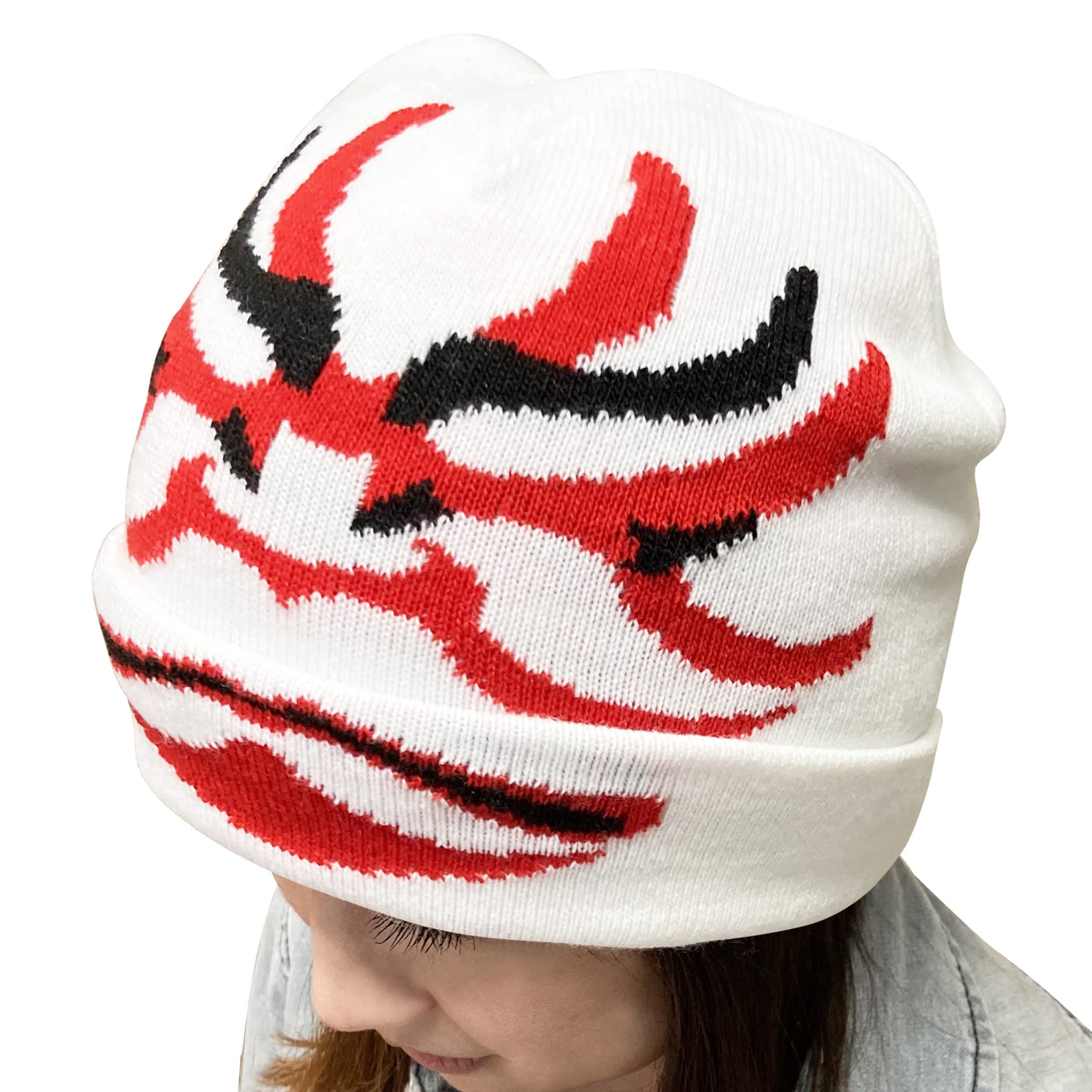 【激レア品】sarcastic ニット帽 楽天市場】おもしろニット帽子 防寒 伸縮性 あったかい ニットキャップ