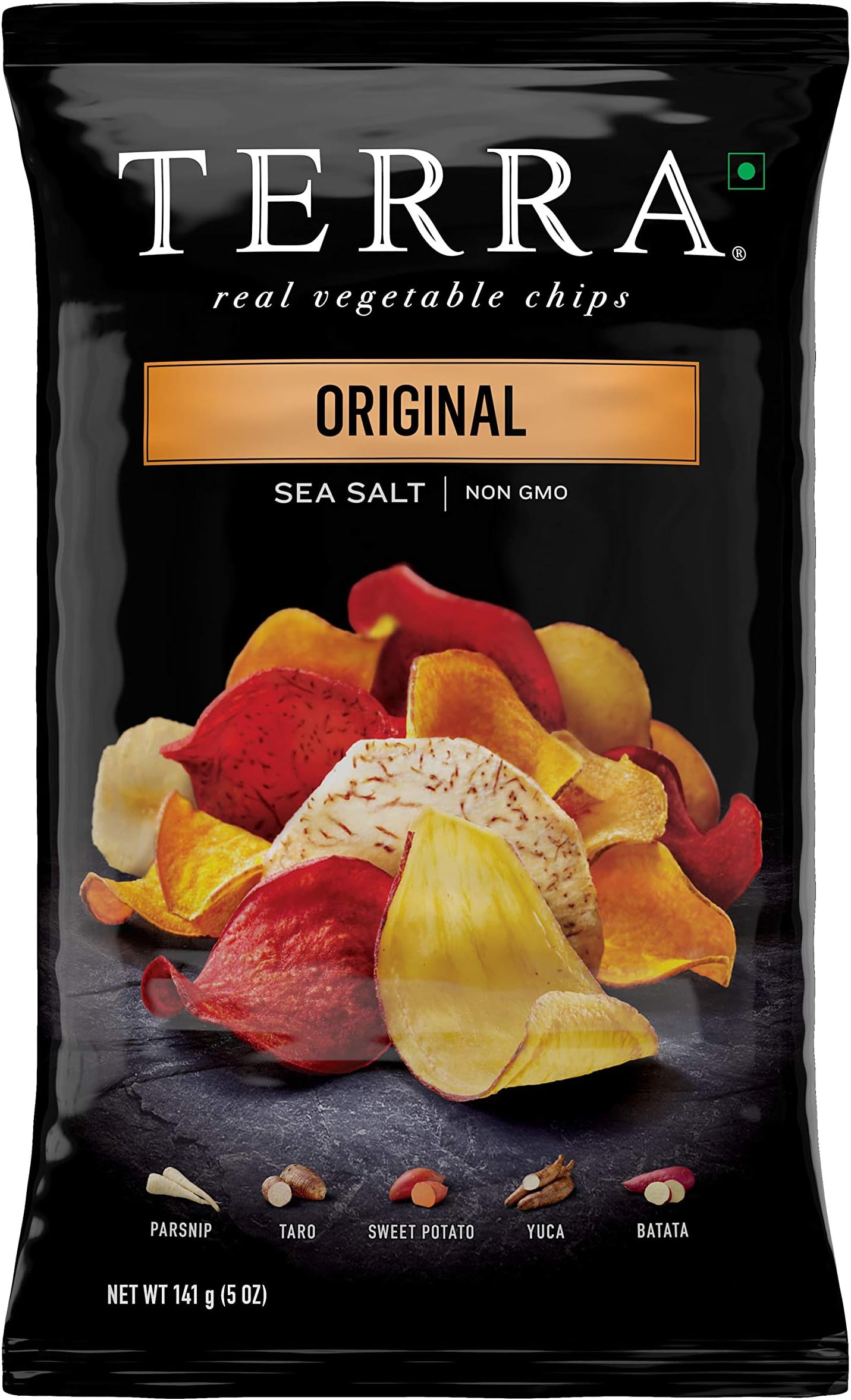 Terra Chips Exotic Original, Sea Salt, 141 Gm (Pack Of 1)
