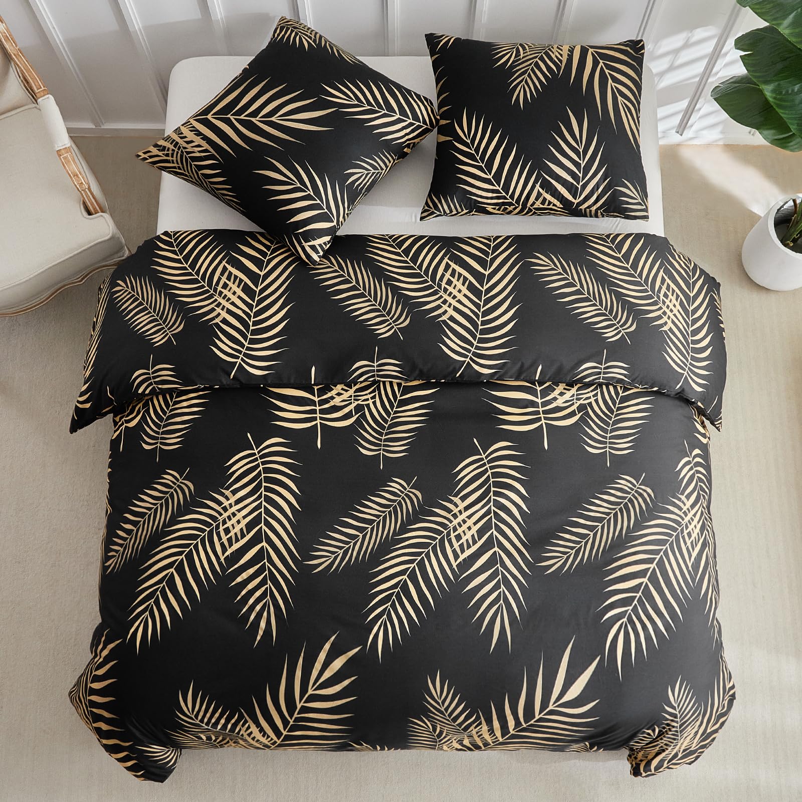 Lekesky Copripiumino 220 x 240 cm con 2 federe 65 x 65 cm, motivo
