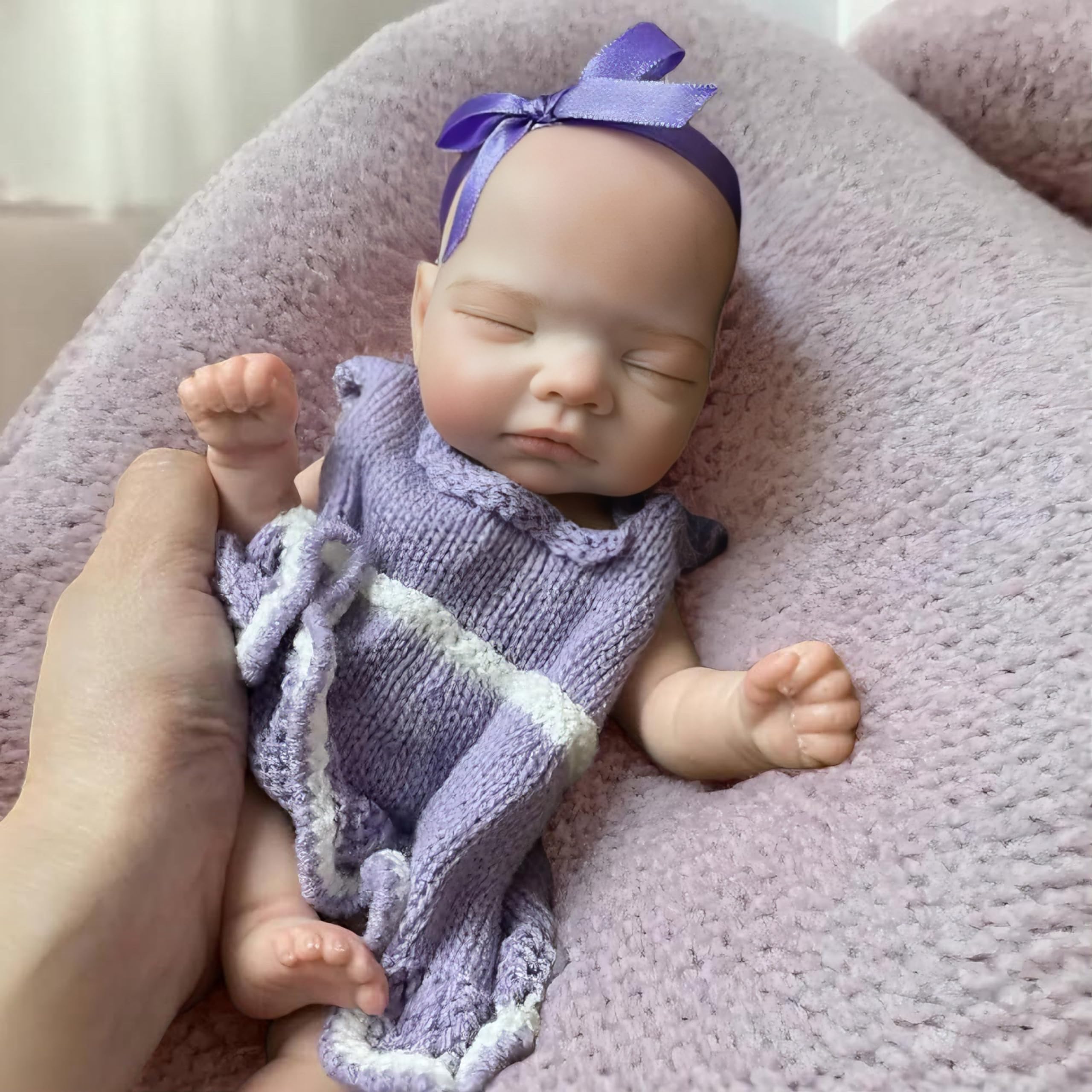 Poupon Violet Parker 42 Cm – Bébé Reborn De Collection En Vinyle, état Parfait