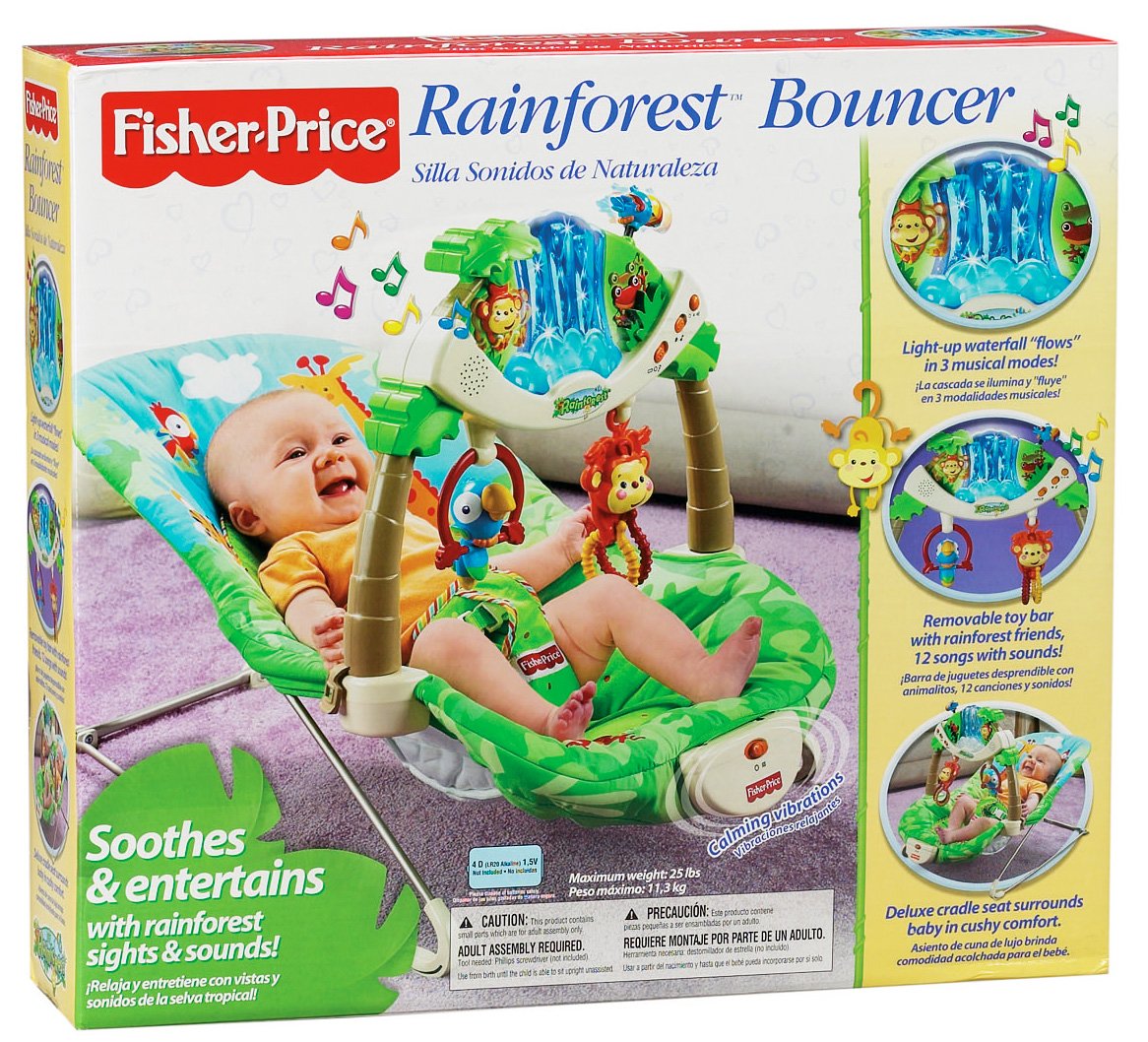 Comfort Curve Fisher Price Jungle Bouncer Seat Fisher-Price
