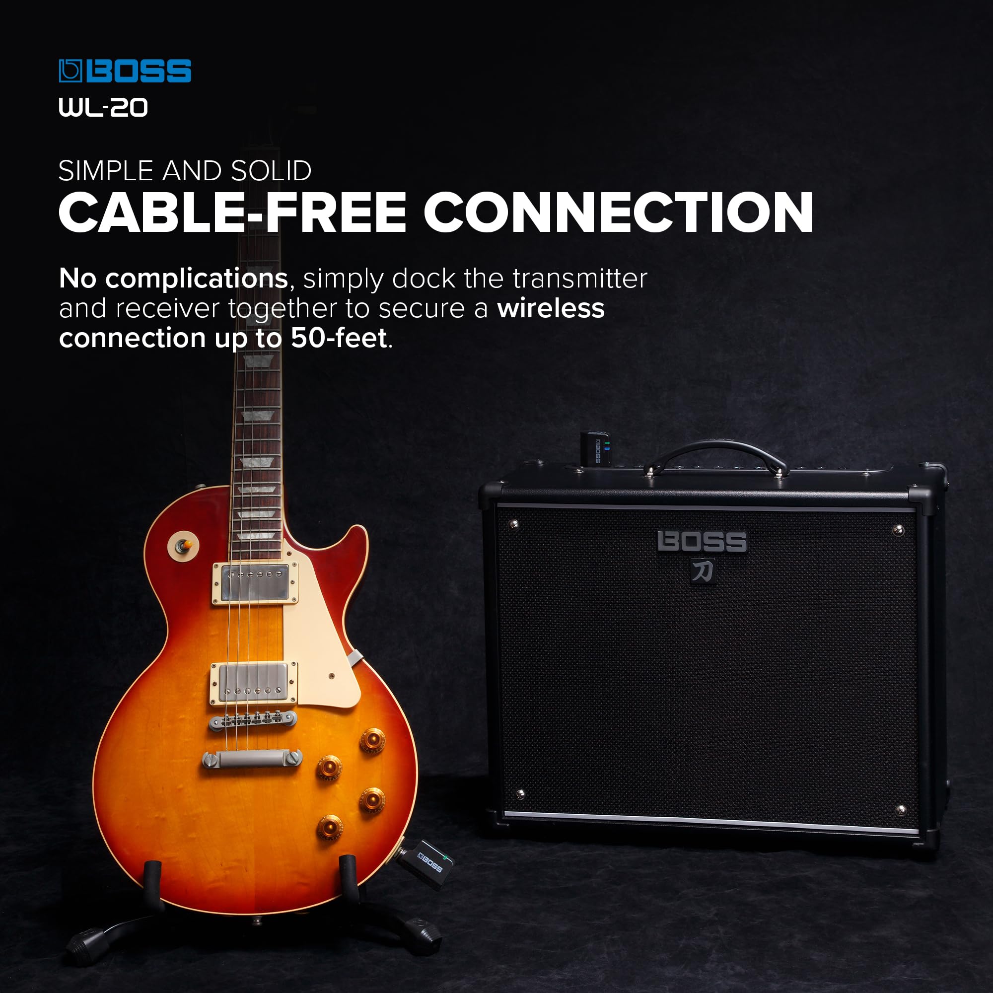 Boss WL-20 Wireless System ギターワイヤレスシステム Amazon.com: BOSS WL-20 | Compact Wireless Instrument System | Plug