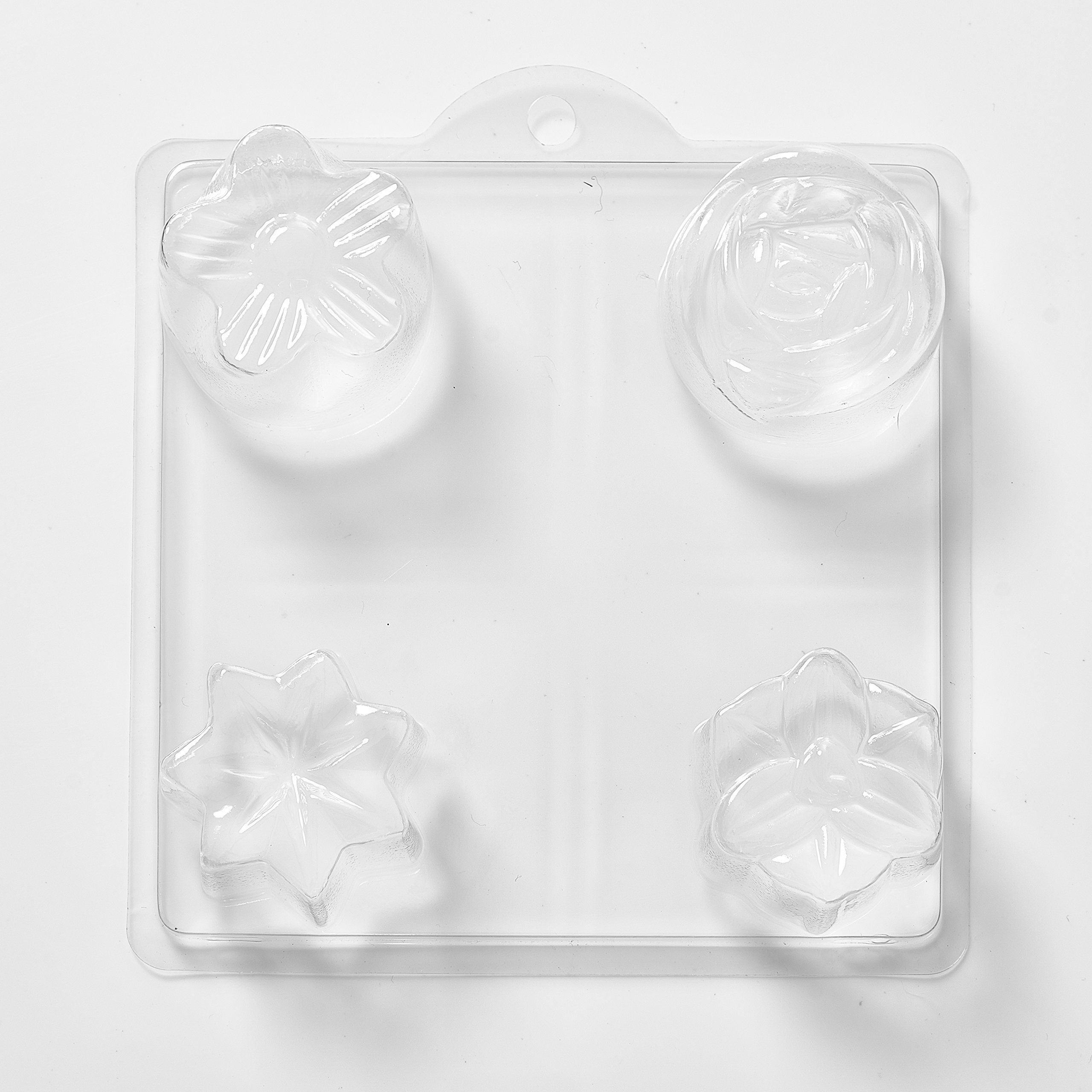 4 Cavity Assorted Shapes 2 Soap/Bath Bomb Mould Mold N30 x 10