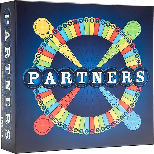 PARTNERS Juego de mesa | 1ª edición de Estados Unidos | Un juego de mesa de estrategia para 4 jugadores jugado en equipos de 2 | Perfecto para la