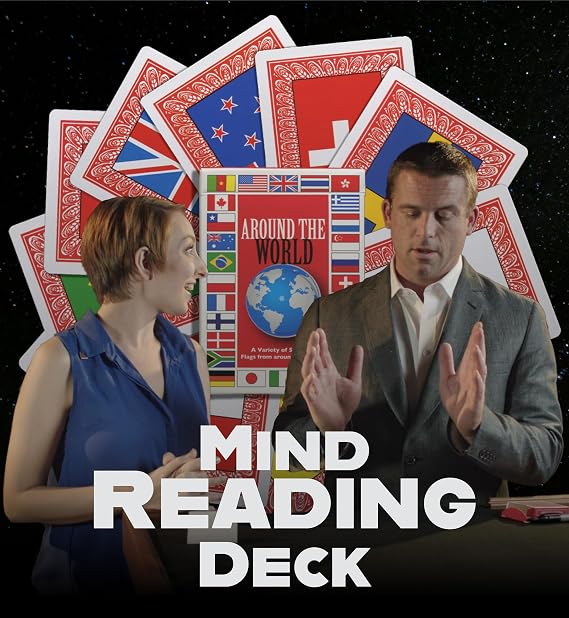 Magic Makers Mind Reading Card Trick Deck - Around the World