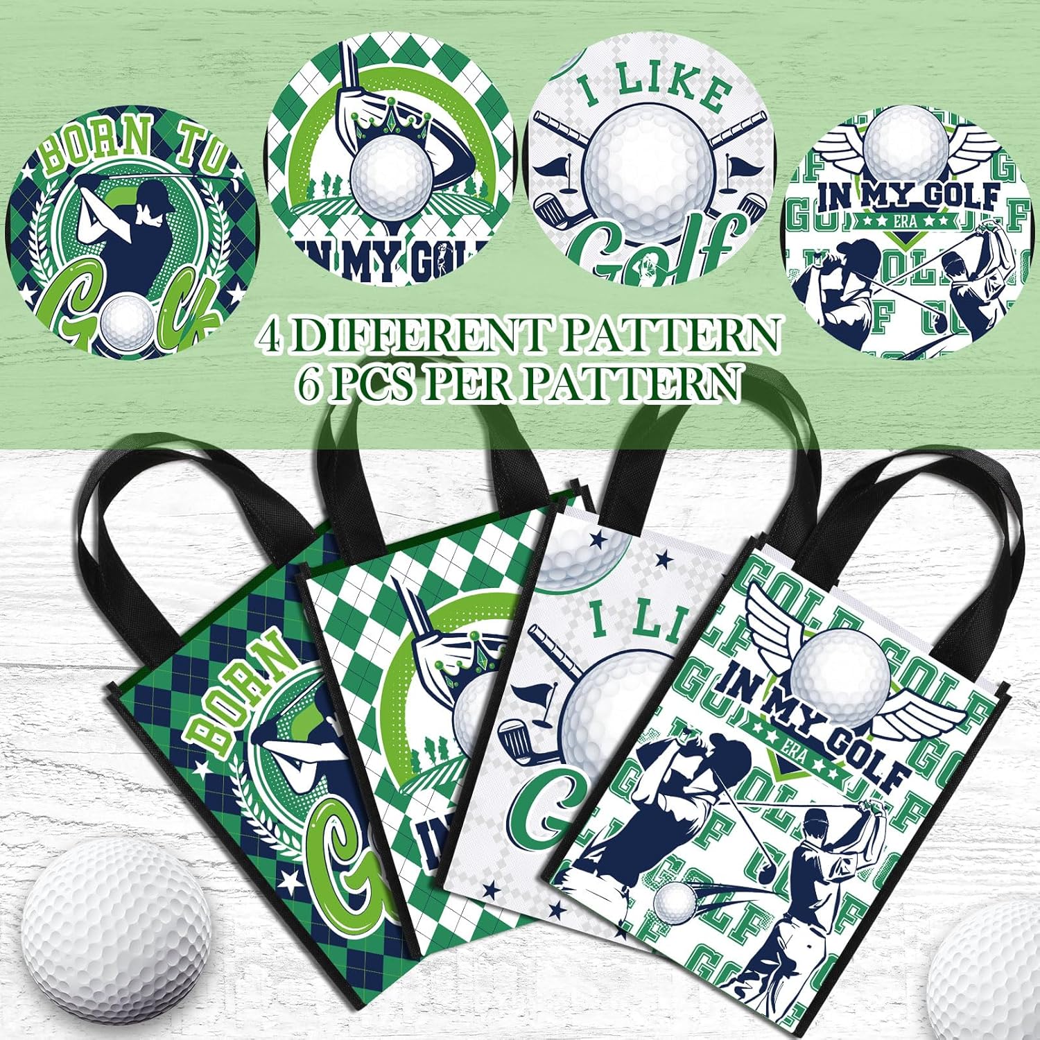 Estune 24 Pcs Sports Party Favor Bags Sports Goodie Treat Bags Non Woven Gift Tote - Image 3