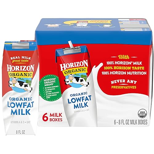 Miniatura 106 de Horizon Organic Cajas de leche bajas en grasa, fresa, 8 onzas, paquete de 6