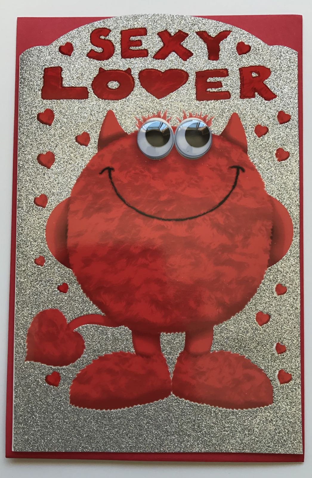 Shop Inc Red Sexy Lover - Valentine Valentine's Day New Goggly Eye Fun New Greeting Card