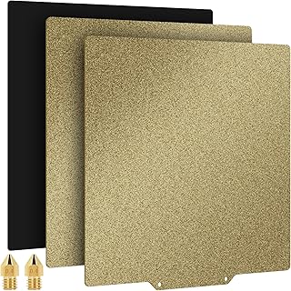 Ender 3 PEI Build Plate Upgrade, Double Side Print Bed Ender 3 pro, Textured PEI Spring Steel Sheet with Adhesive, 235 x 235 Magnetic Build Plate for Creality Ender 3 v2, Ender 5, Ender 3 V3 SE