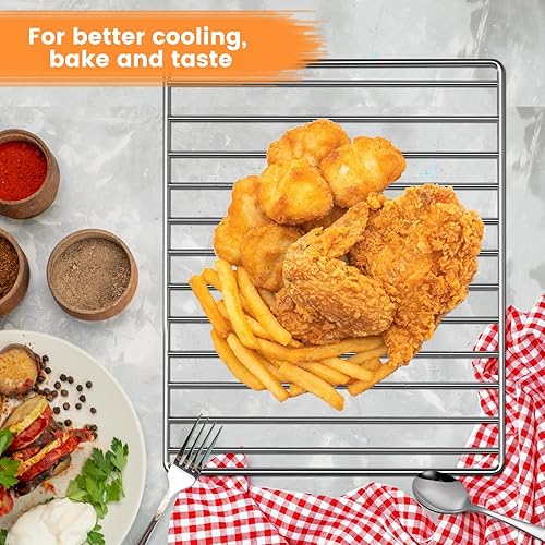 Miniatura 7 de GWY Rejilla de alambre para freidora de aire Ninja Foodi 10 en 1 DT251 Horno tostador de convección digital, accesorios de repuesto para freidora de