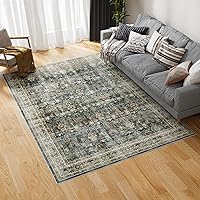 Vista 57 de Dripex Alfombra Lavable de Tribus - 2x5 Alfombra Antideslizante sin Desprendimiento para Pasillos, Resistente a Manchas, Alfombra de Cocina