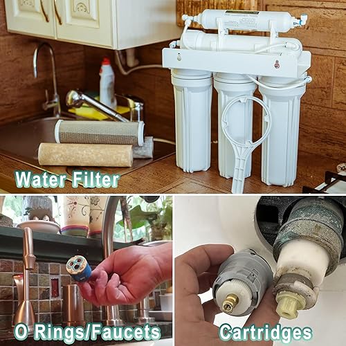 Miniatura 7 de KEZE Lubricante de piscina para junta tórica, grado alimenticio, impermeable, grasa para grifo de silicona para filtro de piscina, plomería, piezas