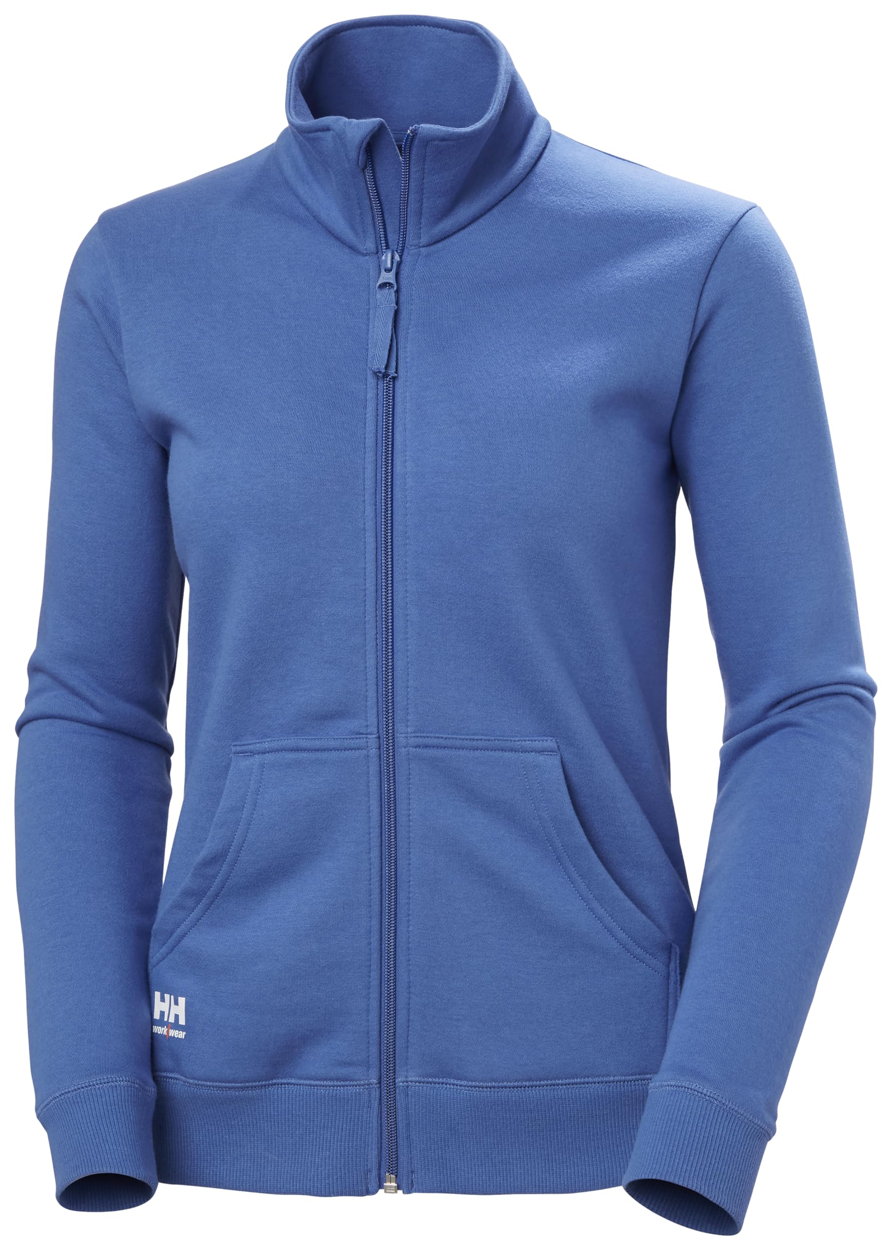 HH Workwear W Classic Zip Sweatshirt Stone Blue