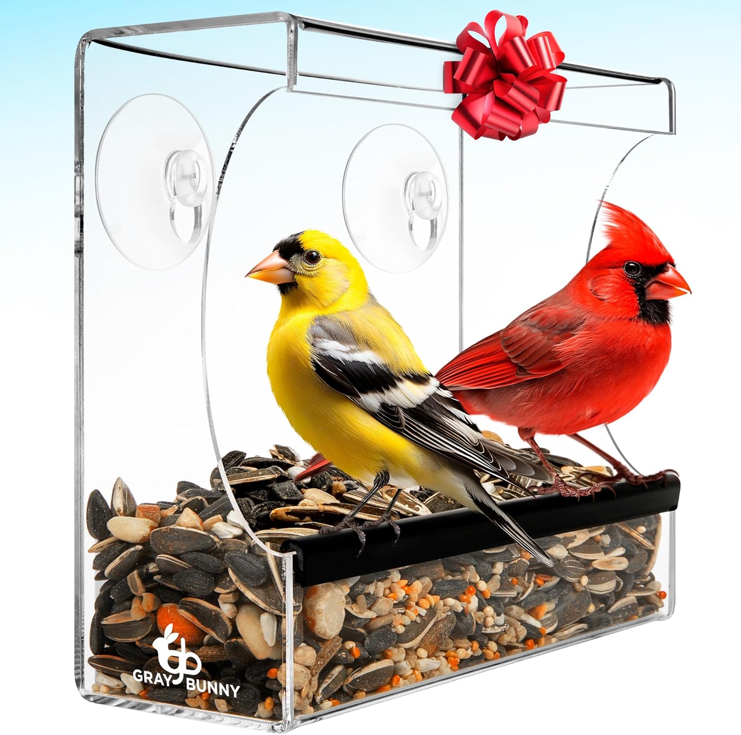 Transparent Premium Outdoors Window Bird Feeder