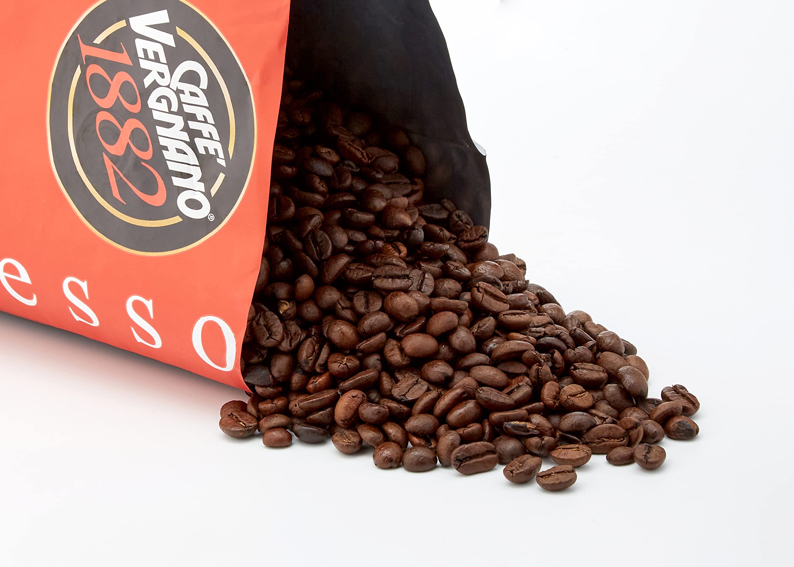 Caffè Vergnano 1882 Kaffeebohnen Espresso - 1 Packung enthält 1 Kg (Packung mit 2)