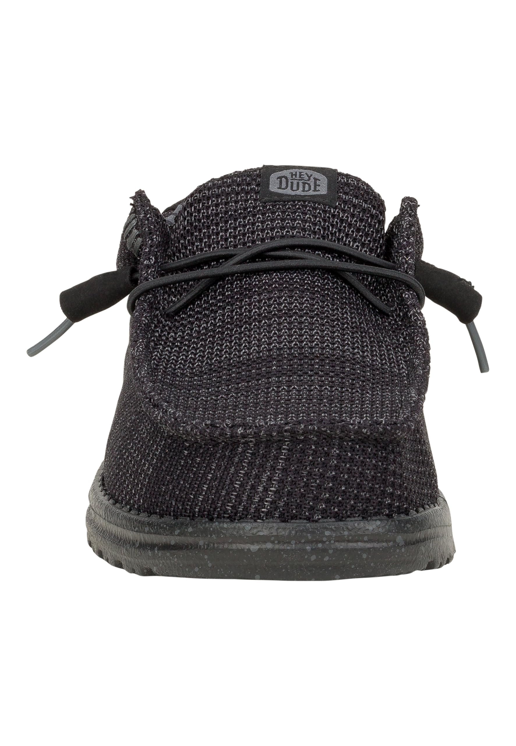 Heydude Wally Stretch Sox Black Black Size 11 Mens Shoes