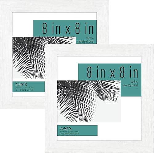 Vista 15 de MCS Studio Gallery - Portarretratos de textura de madera, negro, 10 x 10 pulgadas, para colgar y soporte posterior, marco cuadrado para fotos