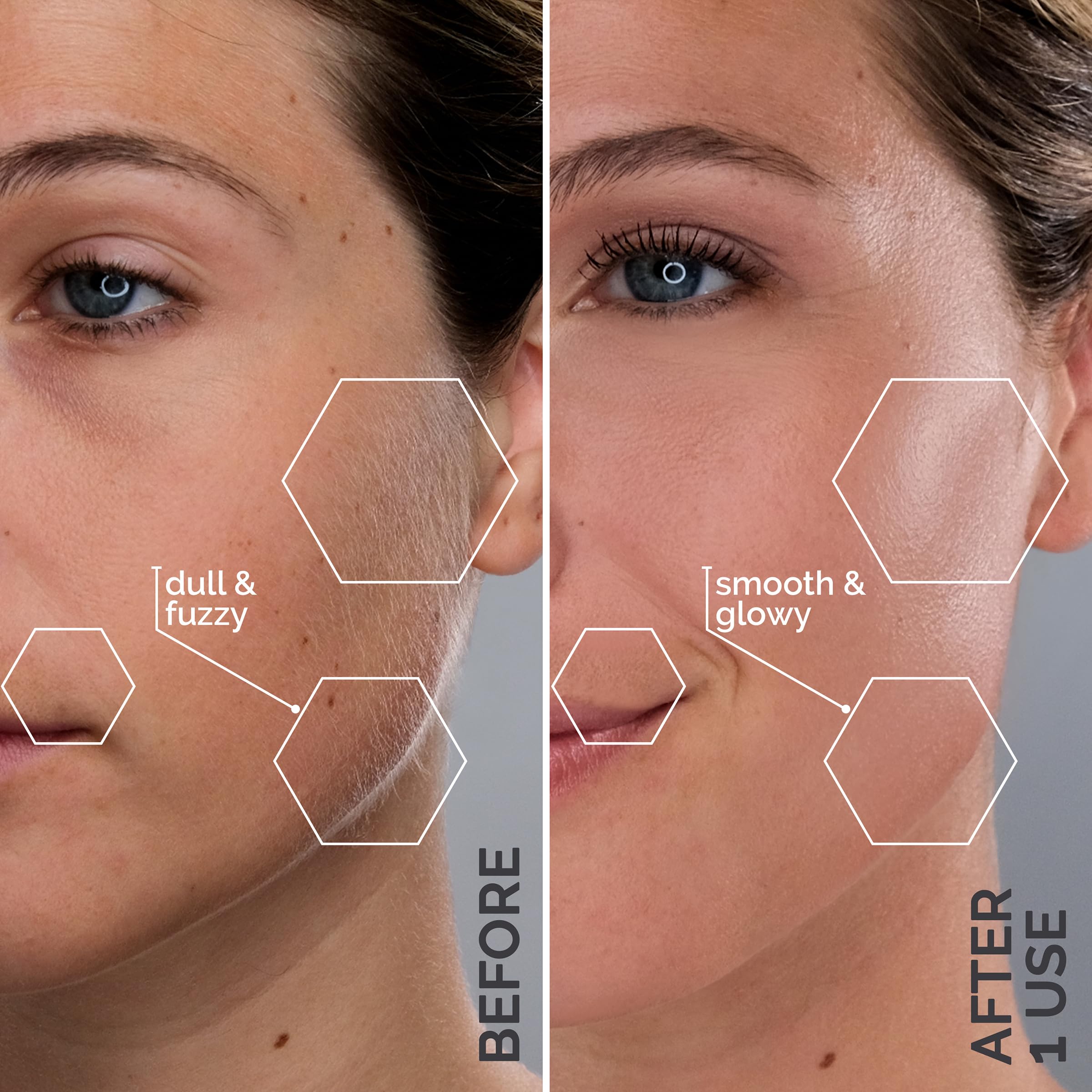 SPA SCIENCES - SIMA Patentierter Dermaplane Rasierer für Frauen Gesicht - Schmerzloses 2-in-1 Gesichtspeeling & Pfirsich-Fuzz Haarentfernung - Anti-Aging - 3 Geschwindigkeiten - Wiederaufladbar - 21