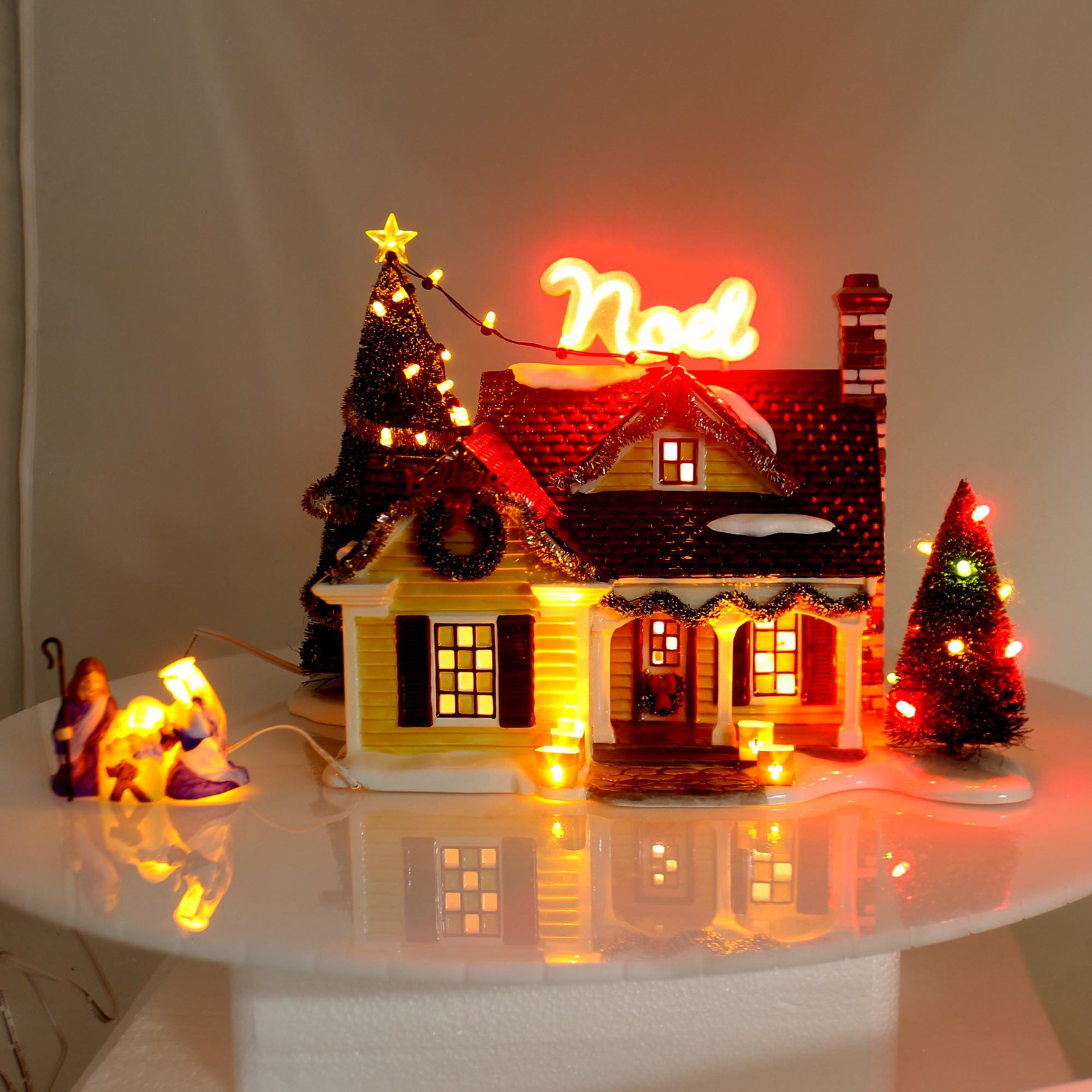 Amazon.com: Department 56 Snow Village The Noel House : Home & Kitchen
