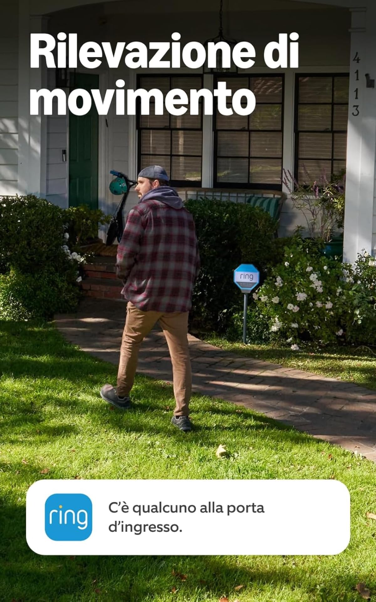 Ring Wired Video Doorbell (ultimo modello.) | Videocitofono con videocamera | Retinal 2K, zoom avanzato 6x | Ampio campo visivo | Prova gratuita di 30 giorni del piano di abbonamento Ring