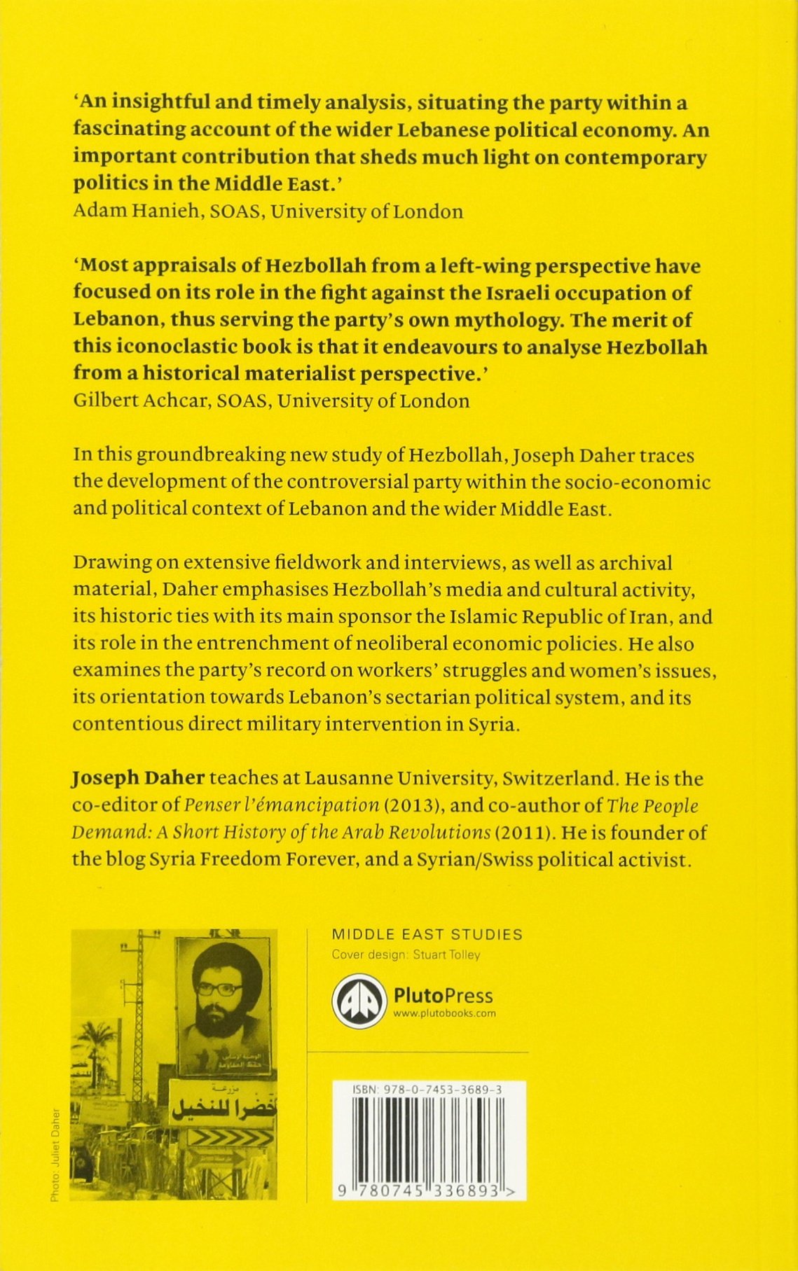 Hezbollah: The Political Economy of Lebanon's Party of God