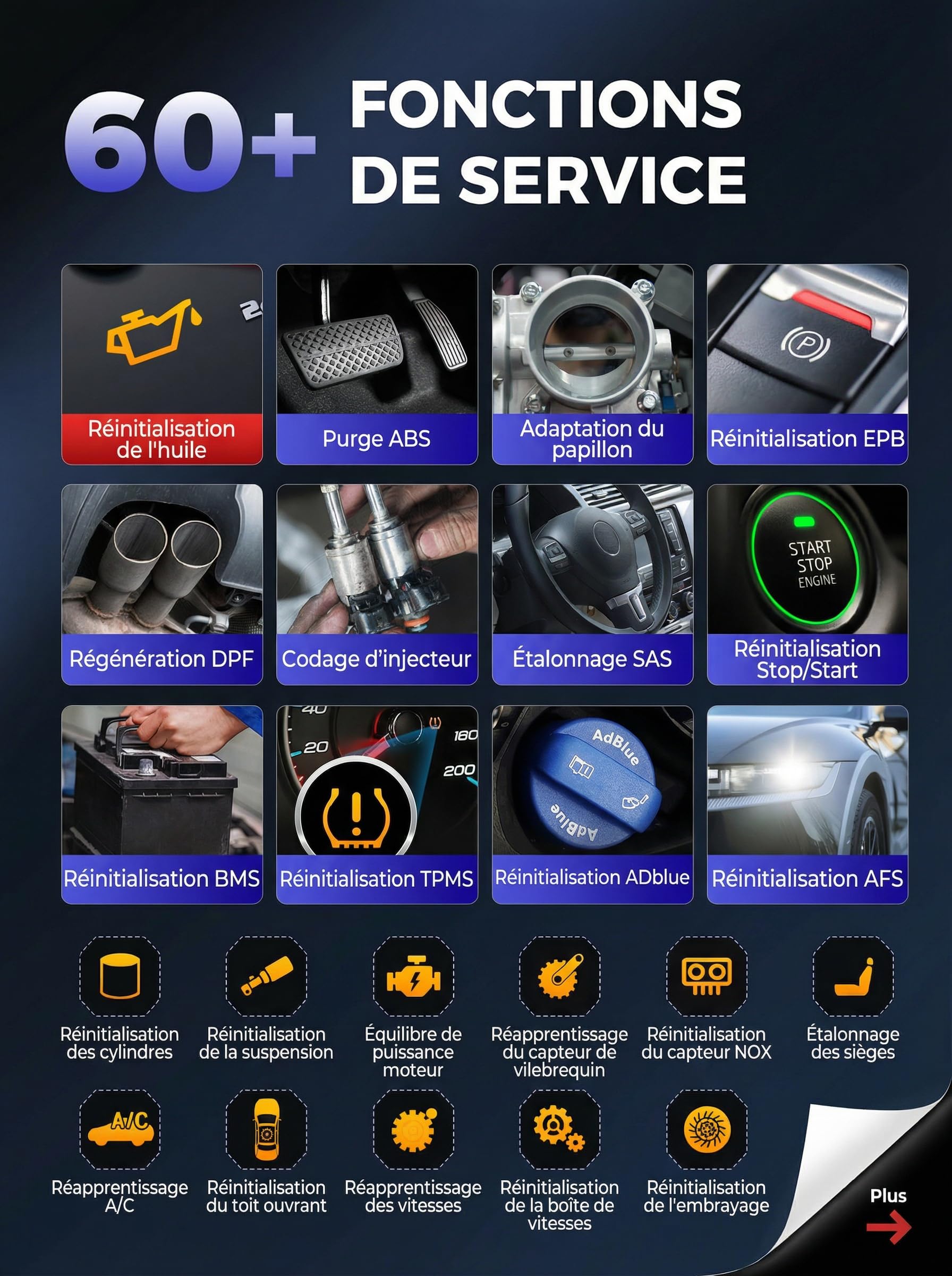 Launch X431 PRO3 V+ Elite Valise Diagnostic Auto, J2534 Programmation, Codage en Ligne de l'ECU, Bi-directionnel Topologie, 60+ d'entretien, Diagnostic à Distance Intelligent, CANFD/DOIP/FCA SGW