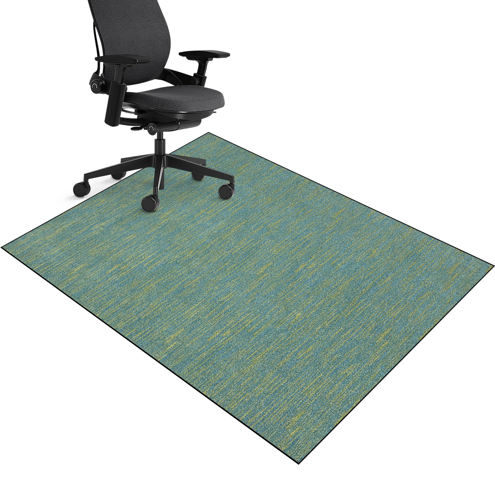 Computer Chair Mat for Carpet, 60 x 70 cm Floor Protection Chair Mat for Hard Floors, Gaming Chair Mat for Carpeted Floor, Desk Chairmats Protector Rug, Floor Protection Mat for Work, Home, Gaming