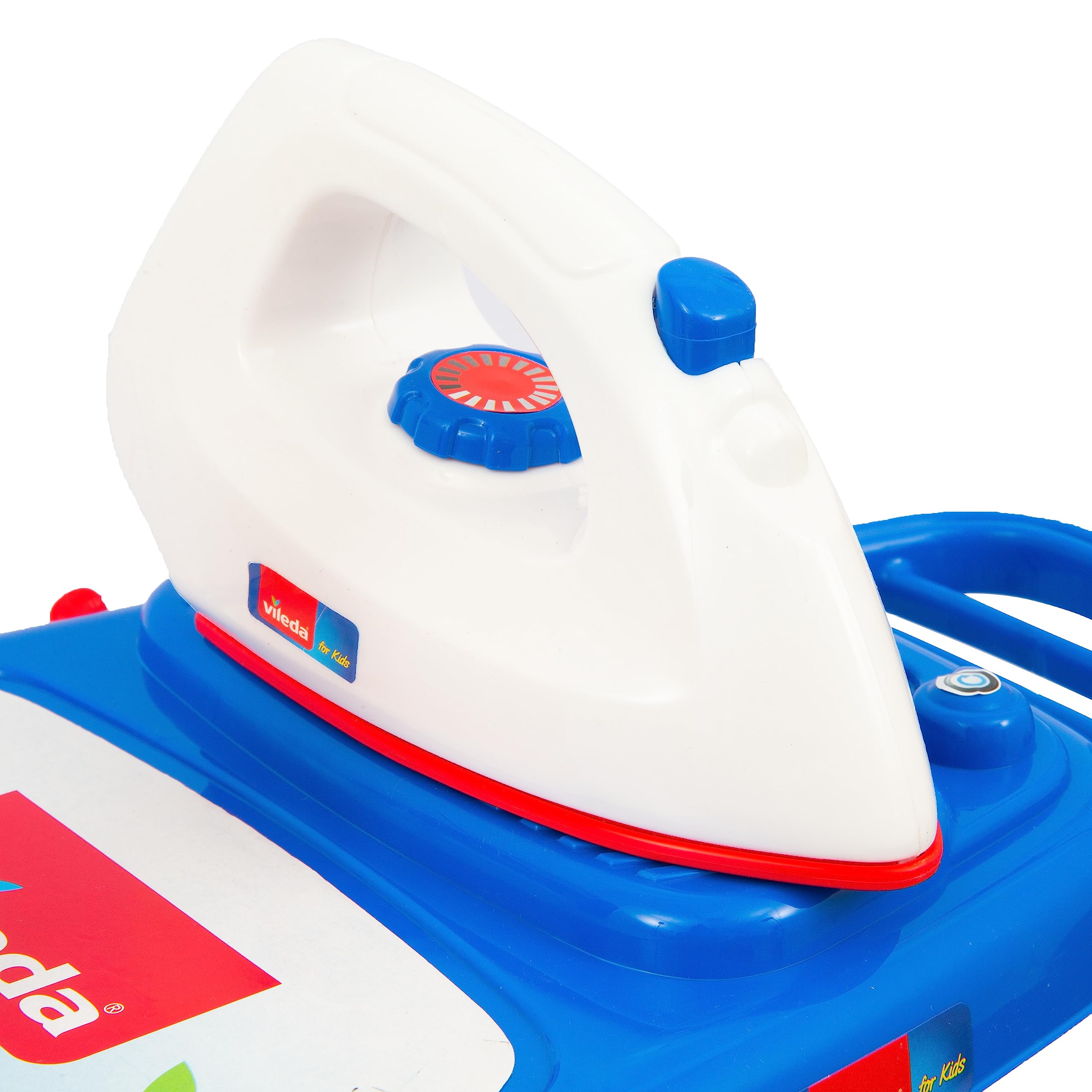 Grandi Giochi - ASSE da Stiro Vileda for Kids, L'Originale Versione Giocattolo con 6 Accessori Inclusi, IAM01300