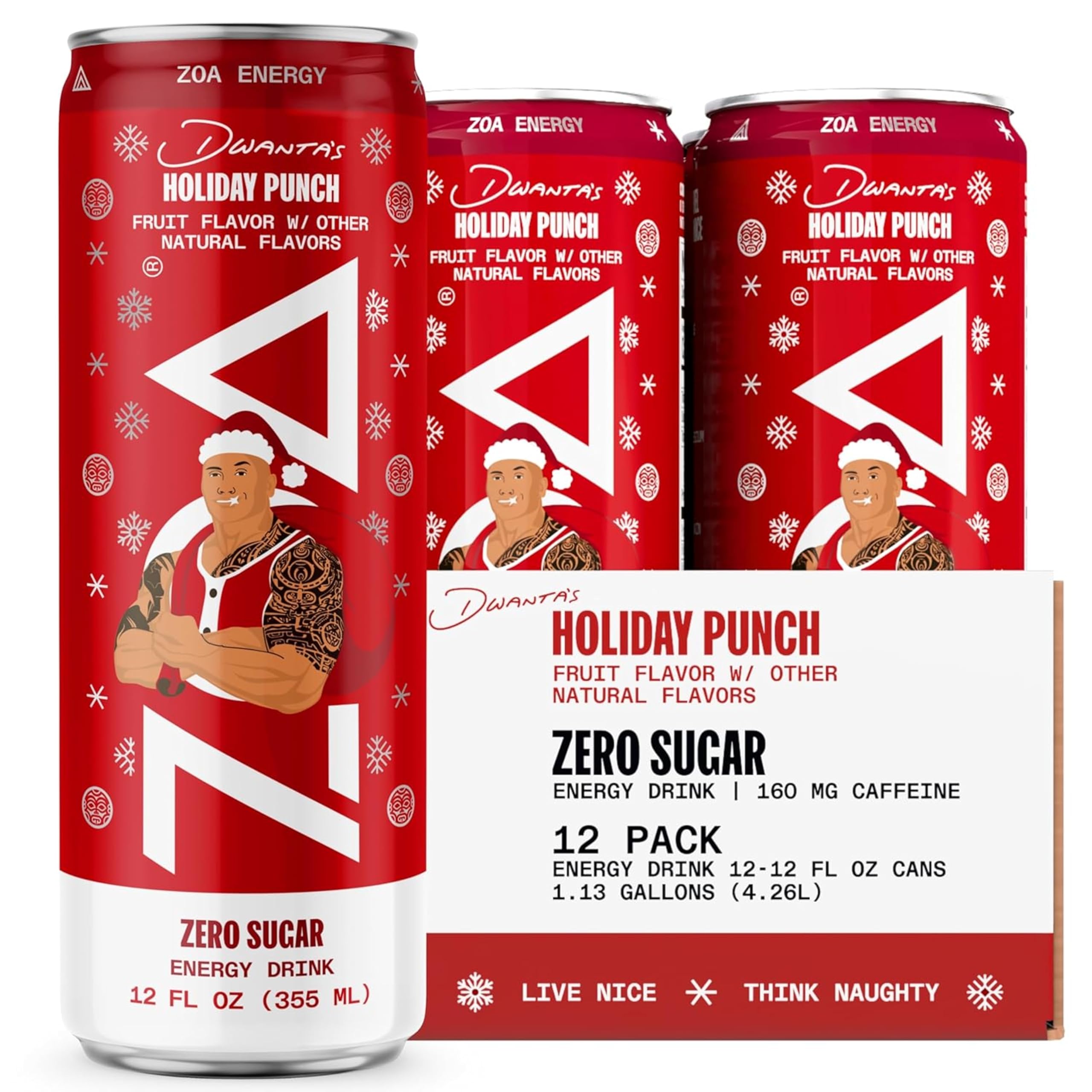邦楽 ZOA Z.O.A Amazon.com : ZOA Zero Sugar Energy Drinks, Dwanta's Holiday Punch