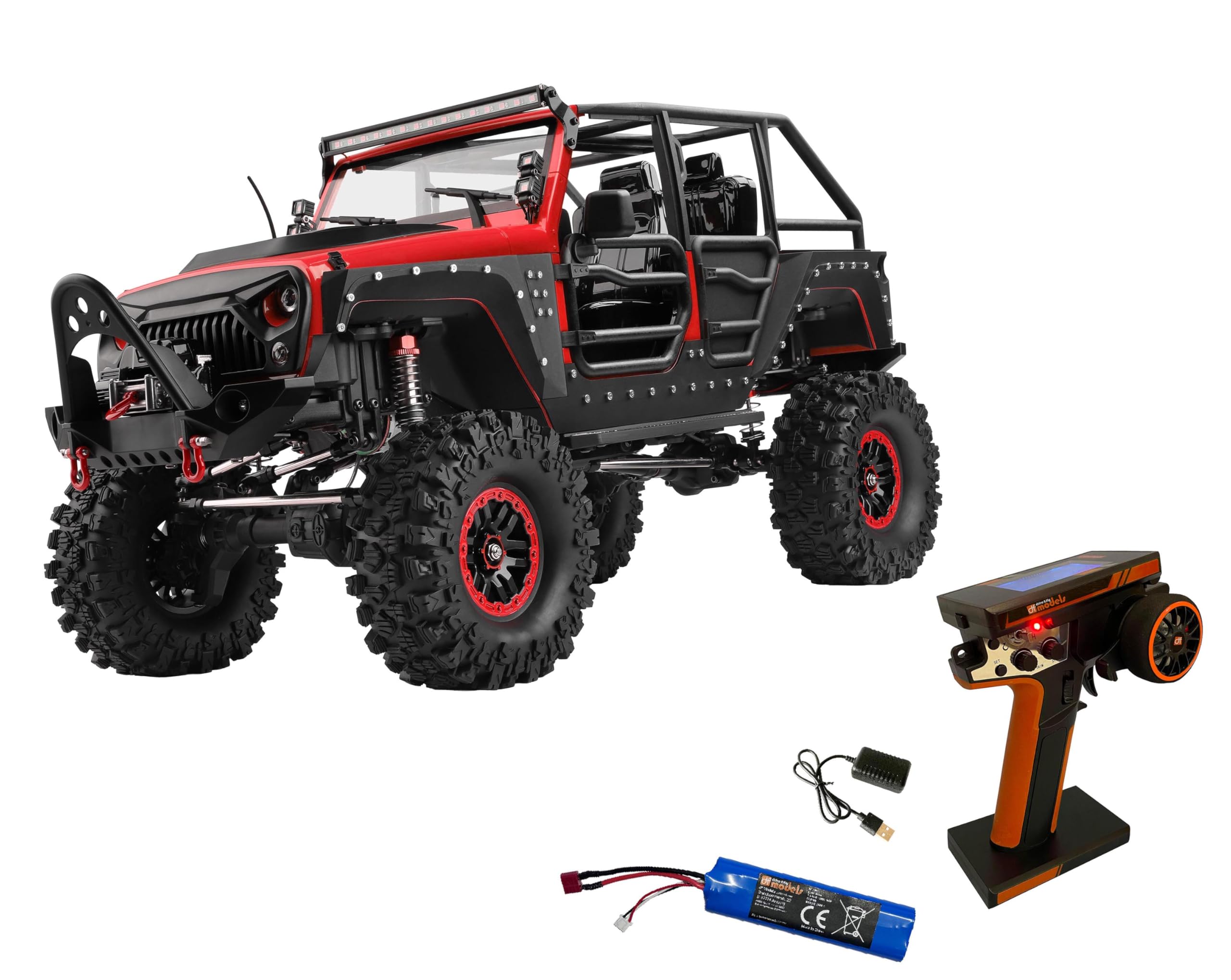 DF-4S Pro BL Crawler (ferngesteuertes Auto, 1:10 Scale, Batteriebetrieben, bis zu 13 km/h, Kinderspielzeug) 3225
