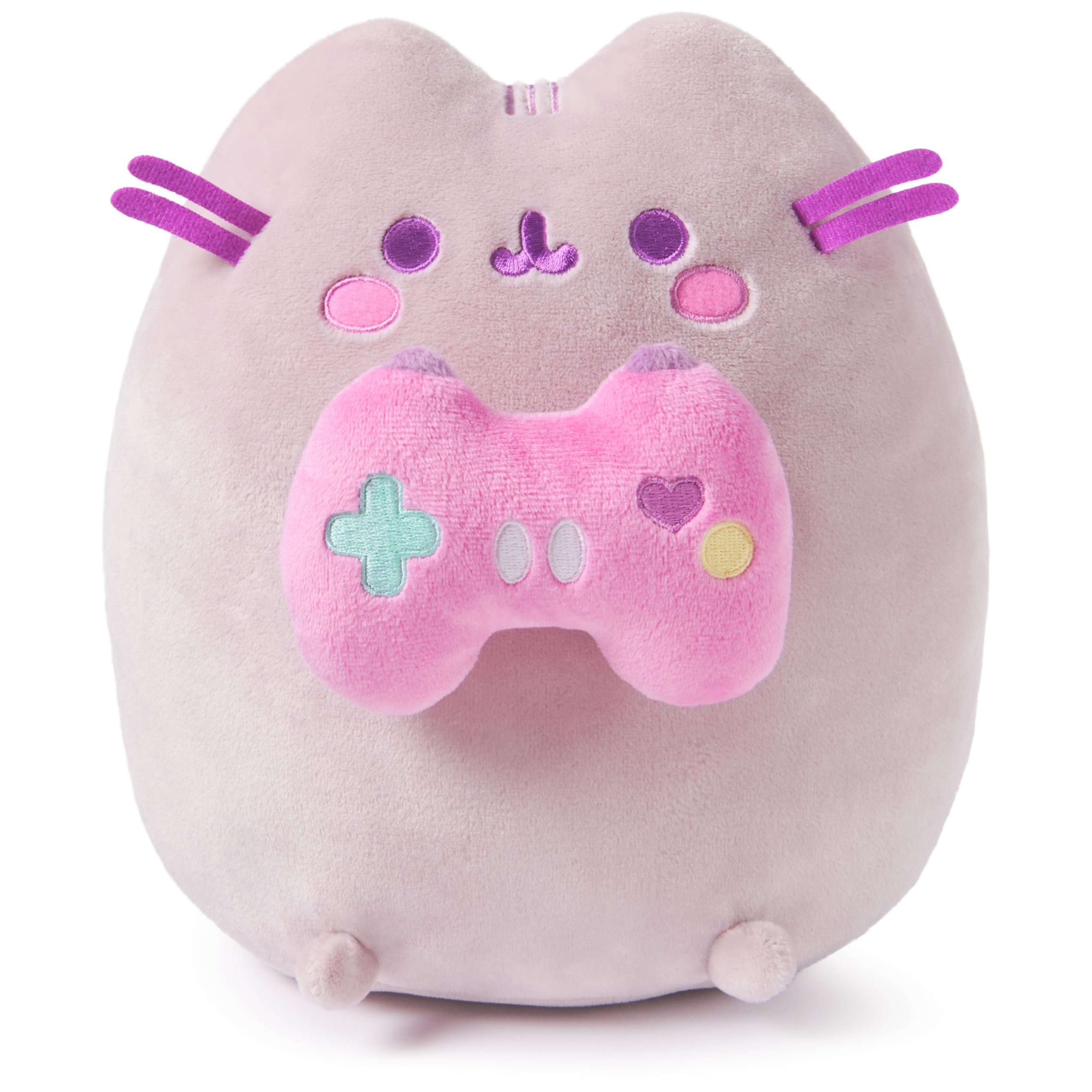 GUND Pusheen Pluszowa zabawka dla graczy, kolekcjonerska, pluszowa zabawka dla graczy, dekoracja dla graczy, pluszowa zabawka od 8 lat, szara, 24,1 cm