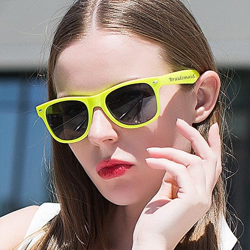 Miniatura 5 de DFDG Gafas de sol personalizadas a granel, regalos de fiesta personalizados, gafas de sol de boda, despedidas de soltera para mujeres y hombres