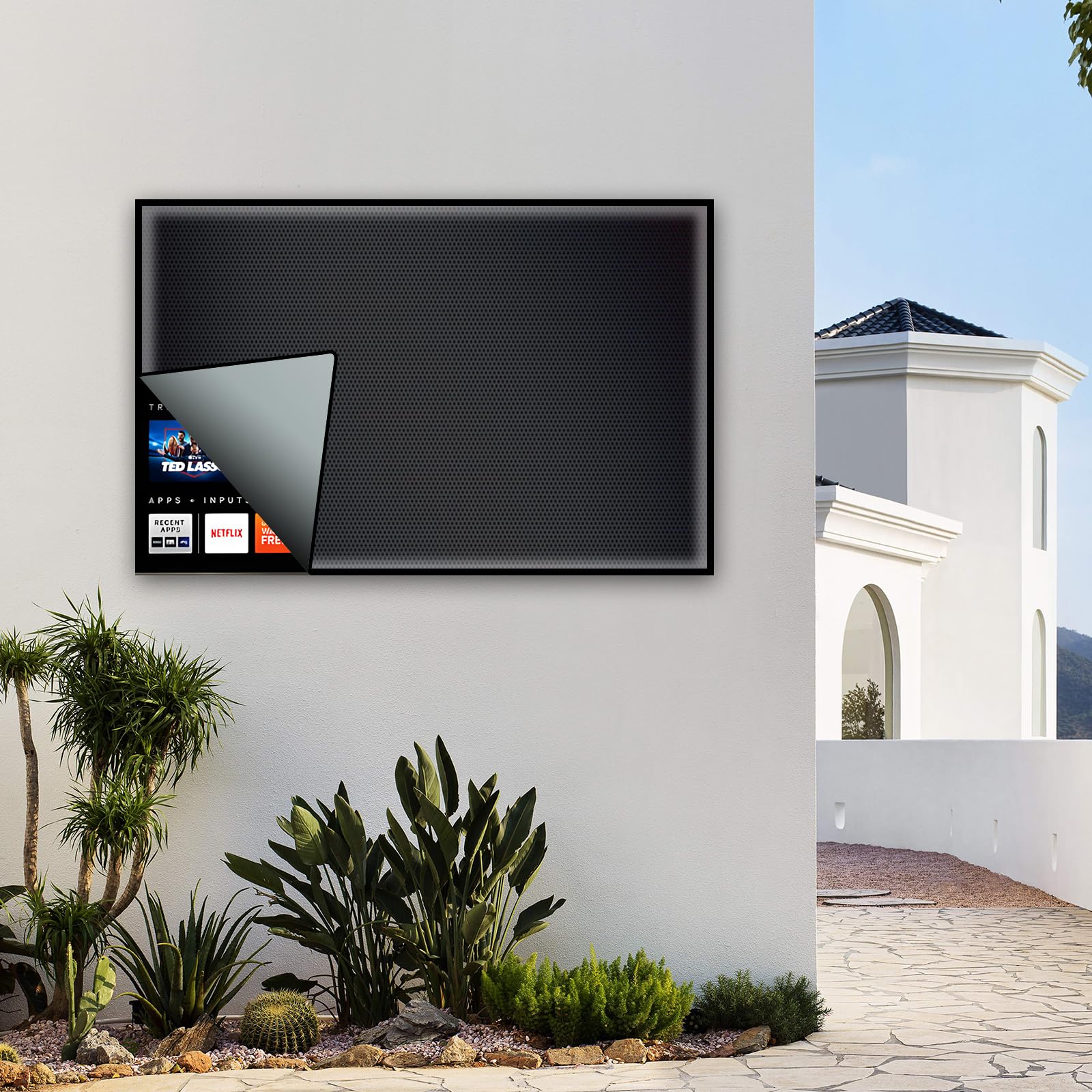 Copertura per TV esterno 40-42 pollici Oxford 600D impermeabile antipolvere resistente intemperie