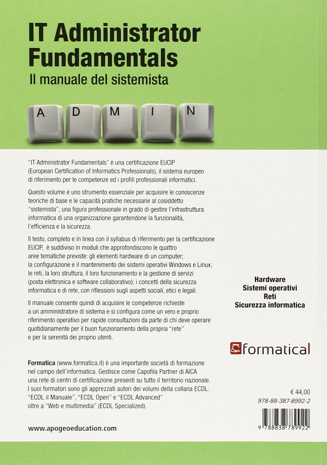 IT Administrator Fundamentals. Il manuale del sistemista