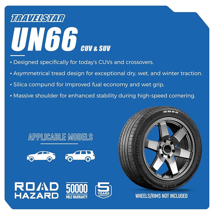 Amazon.com: Set of 2 Travelstar UN66 All Season High