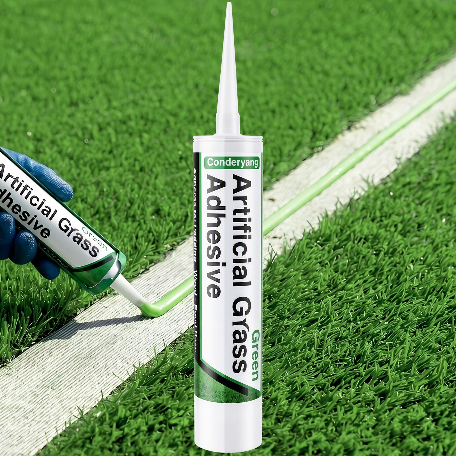 1 Tube of Turf Glue for Artificial Grass, 10 oz, (No Caulk Gun)