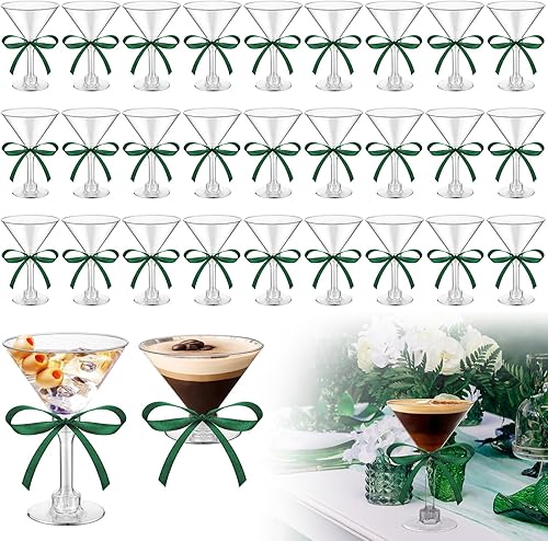 Miniatura 16 de Rtteri 36 piezas de decoración para fiesta de cumpleaños Espresso Martini, suministros de fiesta con tazas de plástico de 5 oz un poco más viejas,