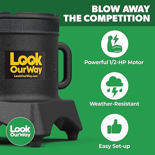 Miniatura 5 de LookOurWay Air Dancers - Juego de tubo inflable para hombre, tubo de baile inflable de 10 pies de alto con soplador de 12 pulgadas de diámetro para