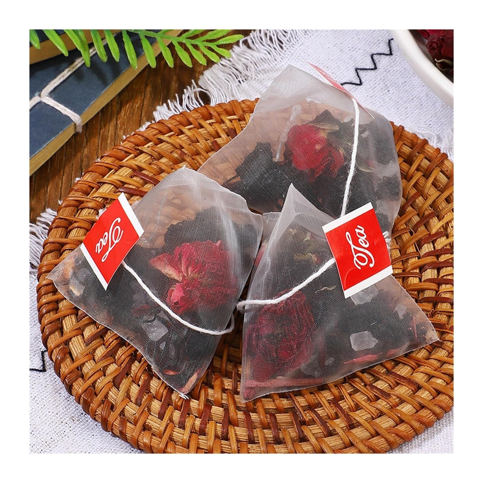 Herbata z Morwy, Róży i Hibiskusa 150g, Pojedyncze saszetki, owocowa, różana, hibiskusa, Mieszanka herbat owocowo-kwiatowych(3pcs)