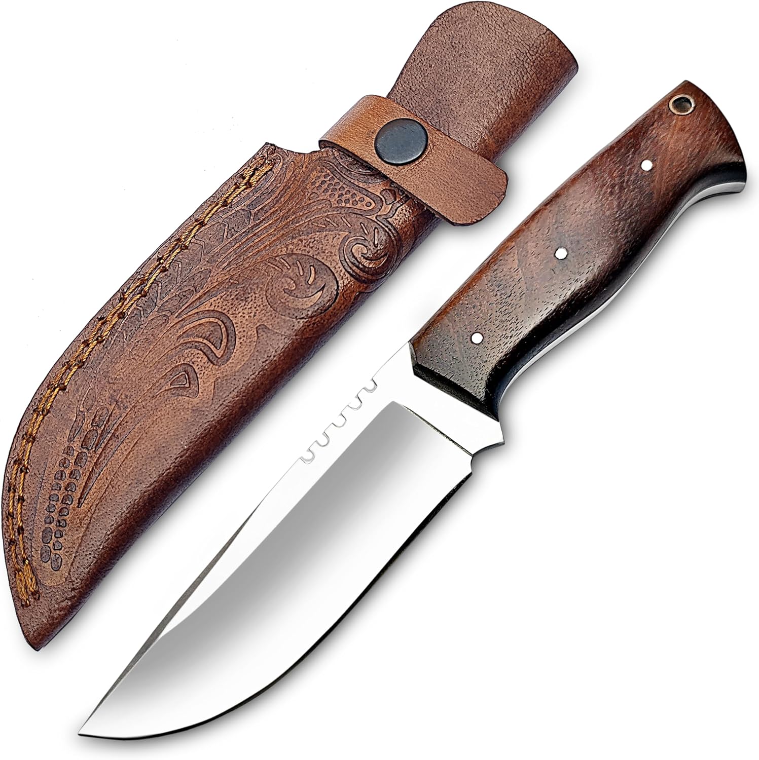 WARIVO KNIFE D2 Hunting Knife 10 Inches Handmade Fixed
