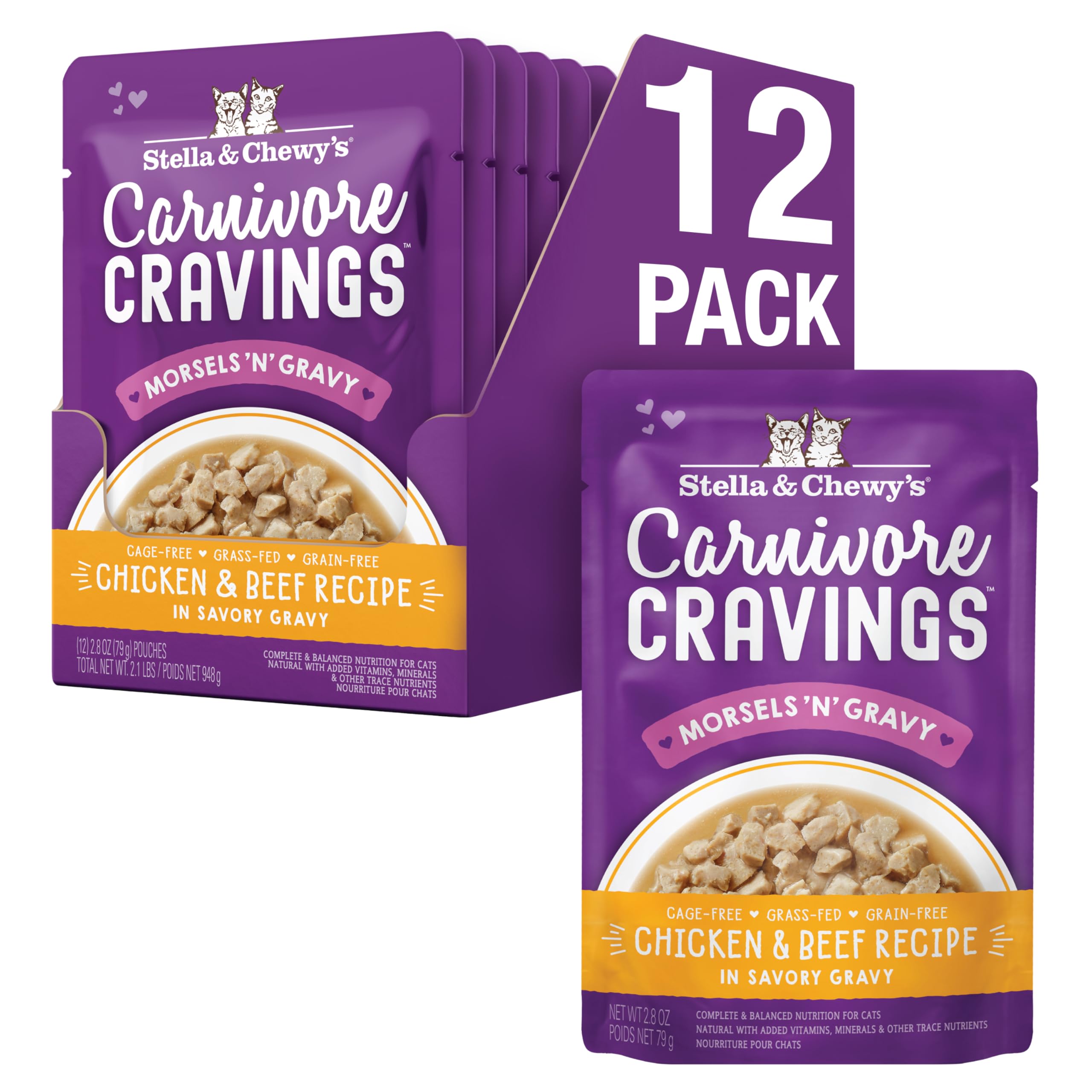 Amazon.com : Stella & Chewy's Carnivore Cravings Morsels & Gravy