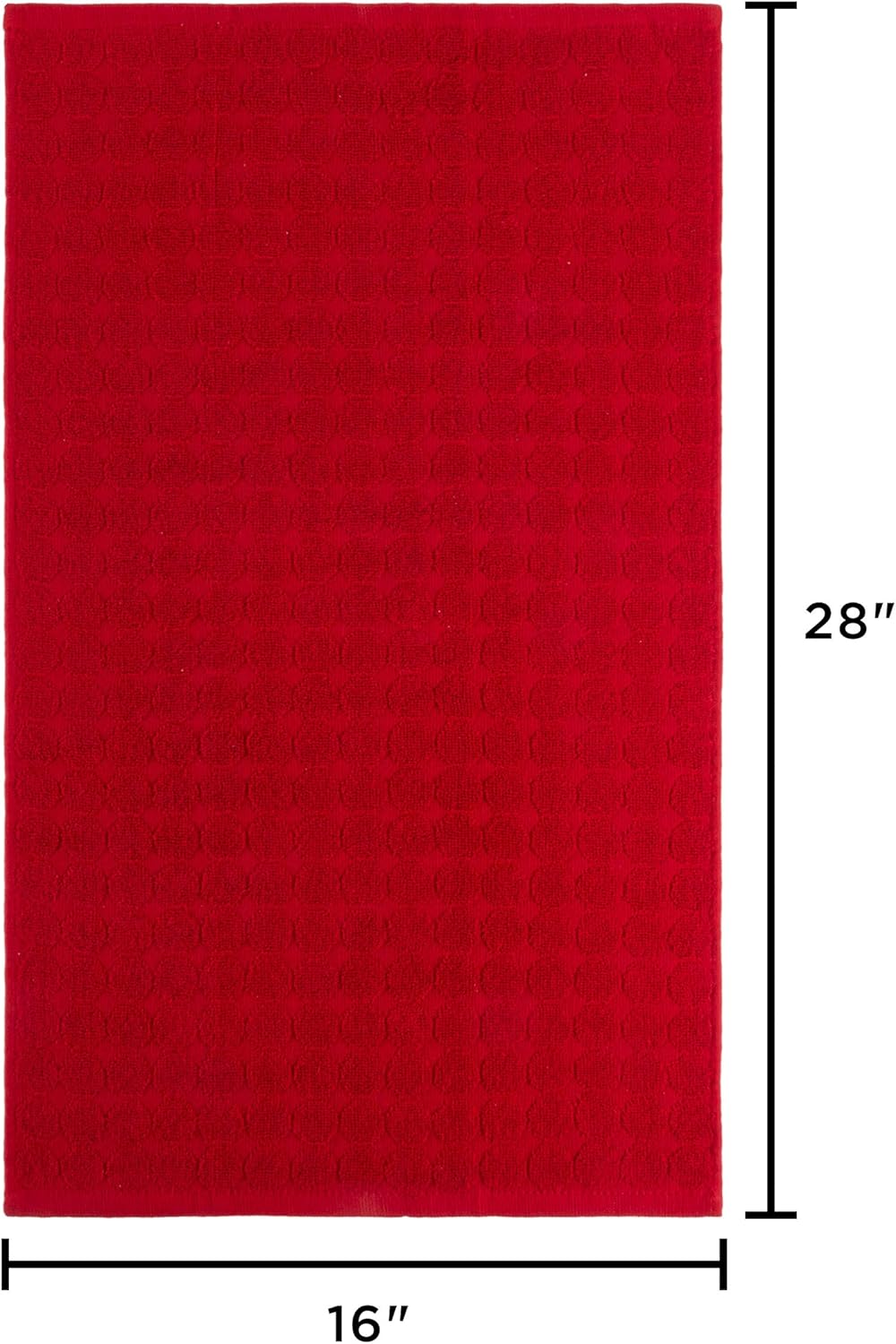 Bedford Home Towel Set Kitchen Dish Cloth, Set of 8, Mult-Color