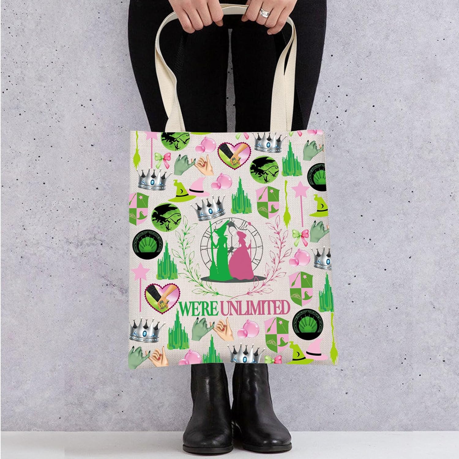 WZMPA Musical Tote Bag Theater Gift Together We're Unlimited Shoulder Bag Theater Drama Musical Merch (Were Unlimited -T) - Image 6