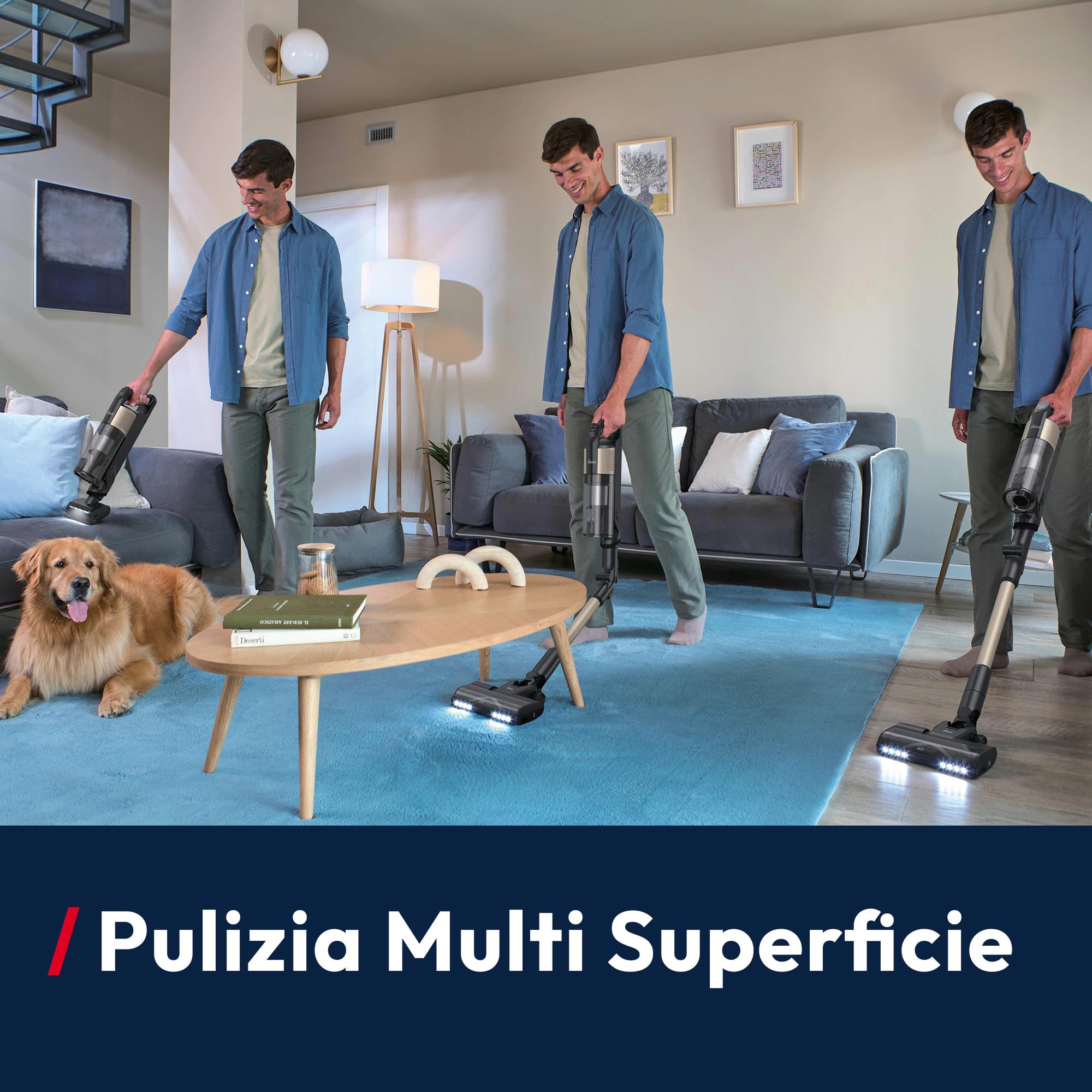 Hoover HF3 CORE Pet Flexi Aspirapolvere Senza Filo con tubo flessibile, fino a 110 AW, autonomia 60 minuti, Anti-Twist, spazzola All Floor a doppio bordo, QuickPark, Mini Turbo Spazzola [HF3CZ10PX]