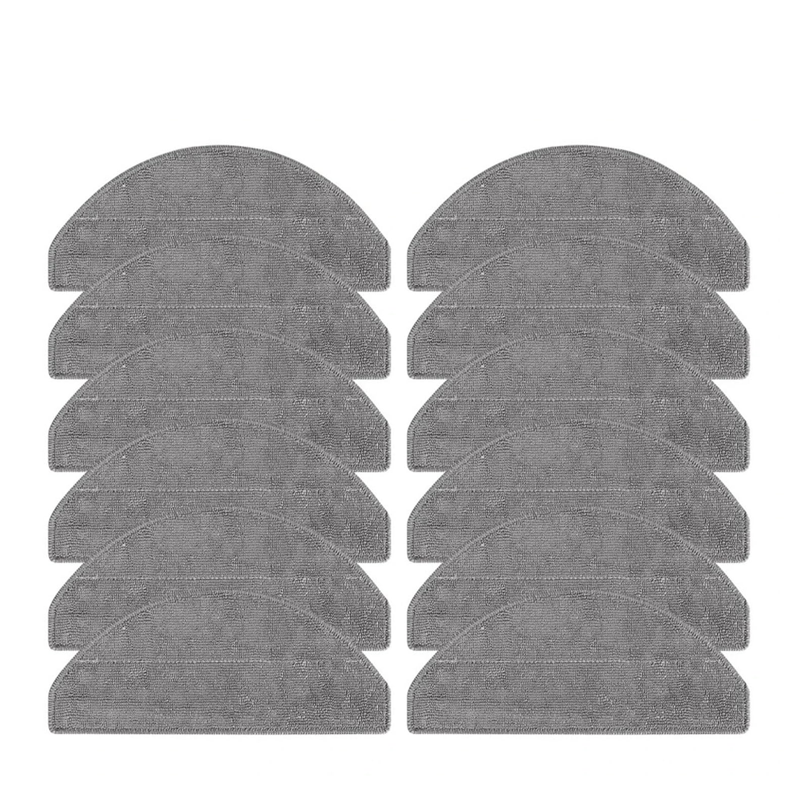 HIZON Sweepping Robot Mop Cloths ，Compatible For Roborock， Q7 M5/Q7TF/Q7TF+/L5/L5+/Q7T+/Q7B Robot Vacuum Cleaner Replacement Parts(A)