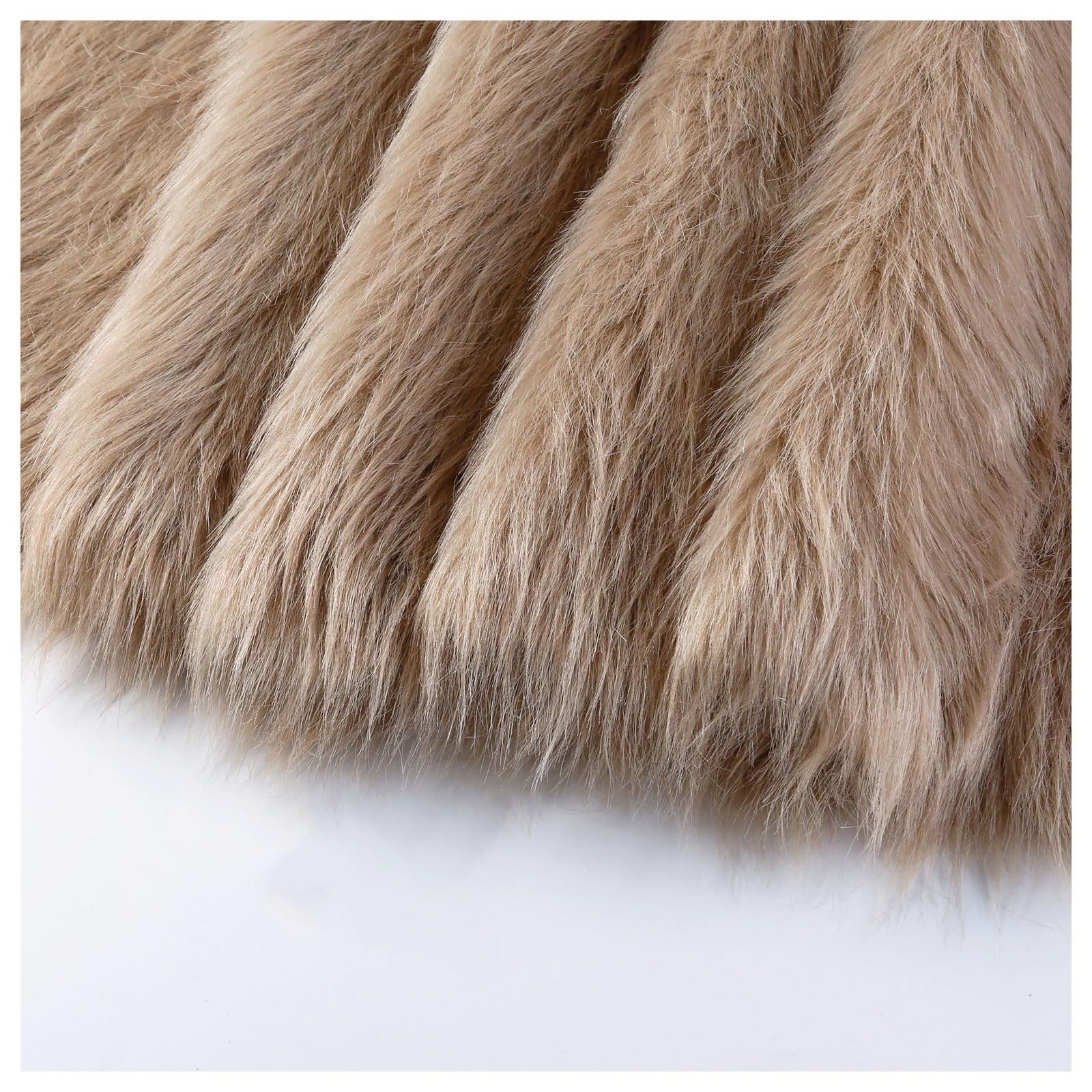 Amazon | フェイクファー生地 シンセティックファー 長毛ボア生地