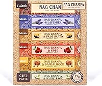 Vista 23 de Tulasi Nag Champa - Varitas de incienso surtidas/paquete variado – 180 varillas enrolladas a mano, 12 aromas naturales Sándalo, lavanda, vainilla