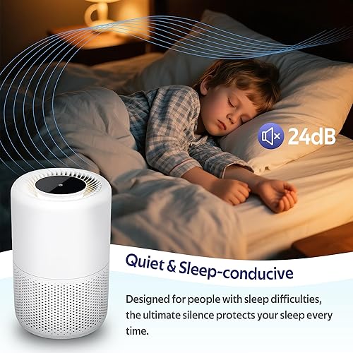 Miniatura 7 de Core 200S - Filtro de repuesto compatible con purificador de aire LEVOIT Core 200S-P, filtro de 3 etapas, grado H13, repuesto # Core 200S-RF,