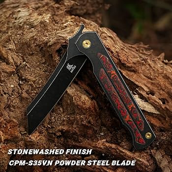 Amazon.com : KATSU Camping Pocket Folding Japanese Knife, CPM