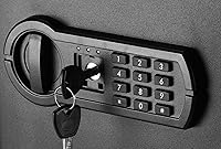 Vista 4 de Yaxa Basics Caja fuerte electrónica de seguridad para el hogar de acero con bloqueo de teclado programable para documentos, joyas, objetos